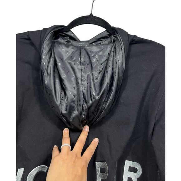 BLVCK Black Bold Cropped Hoodie / Size-Small - Picture 9 of 16